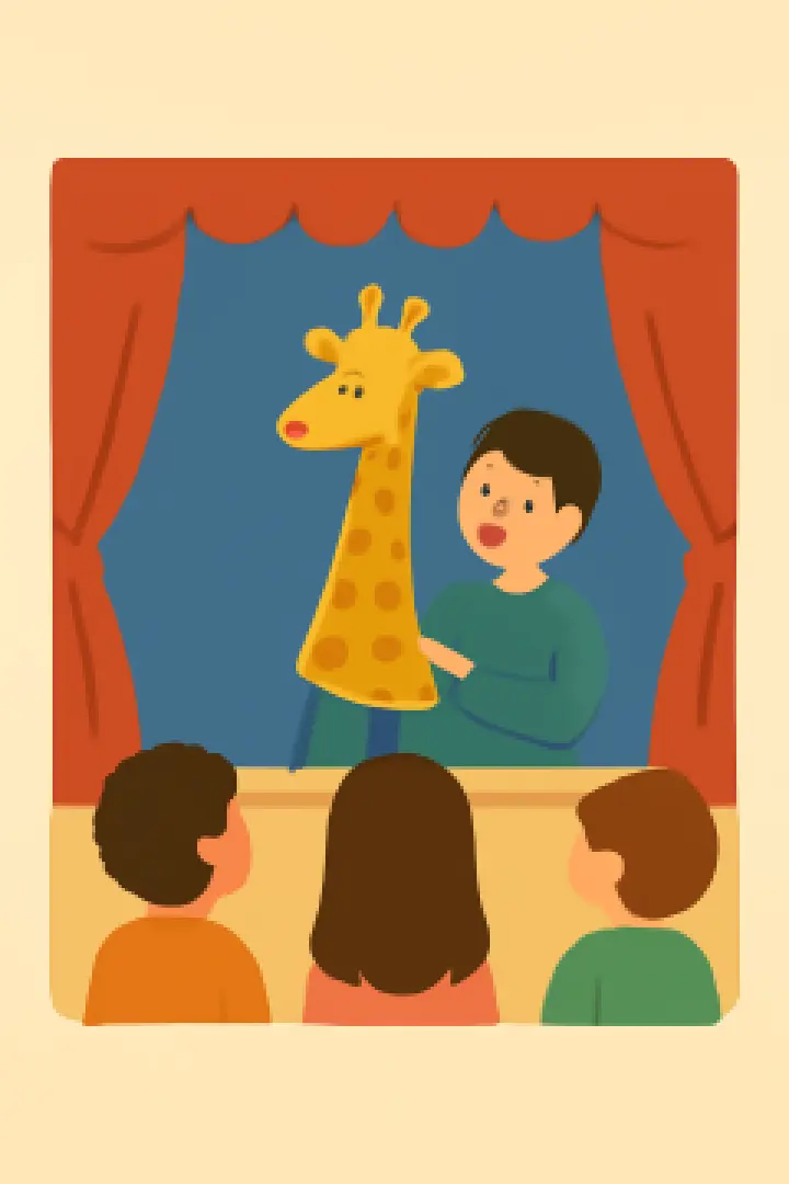 Giraffe Jose Puppet Show
