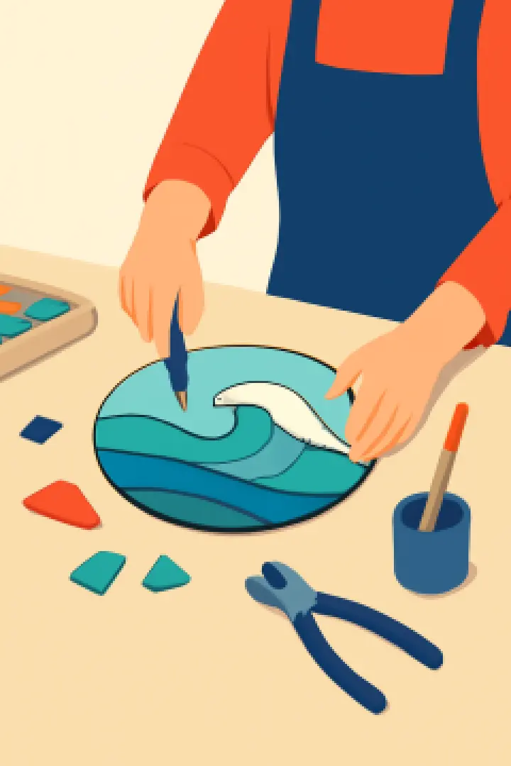 Workshop “The Sea in Glass”: Create Your Own Wave