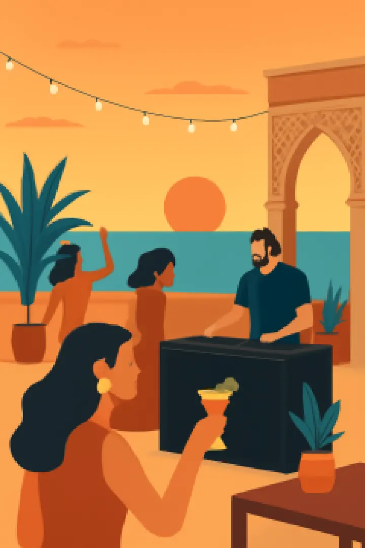 DOORS x DelMare Restaurant Middle East Sunset Party