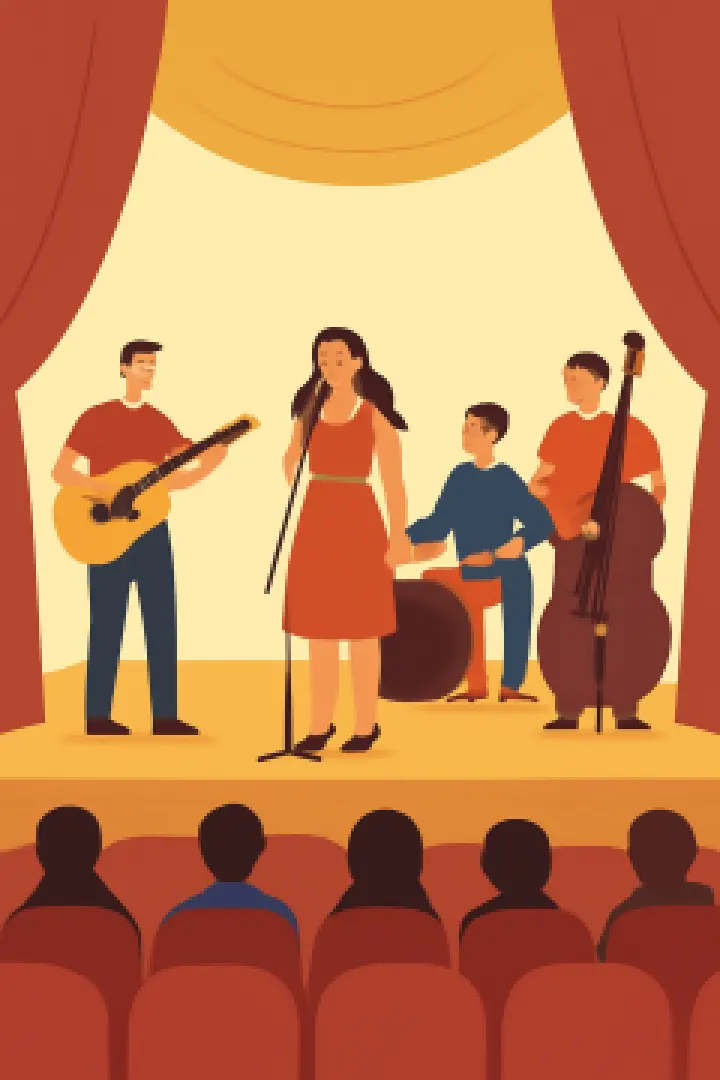 Oqros Wiwila Concert at Kutaisi Puppet Theatre