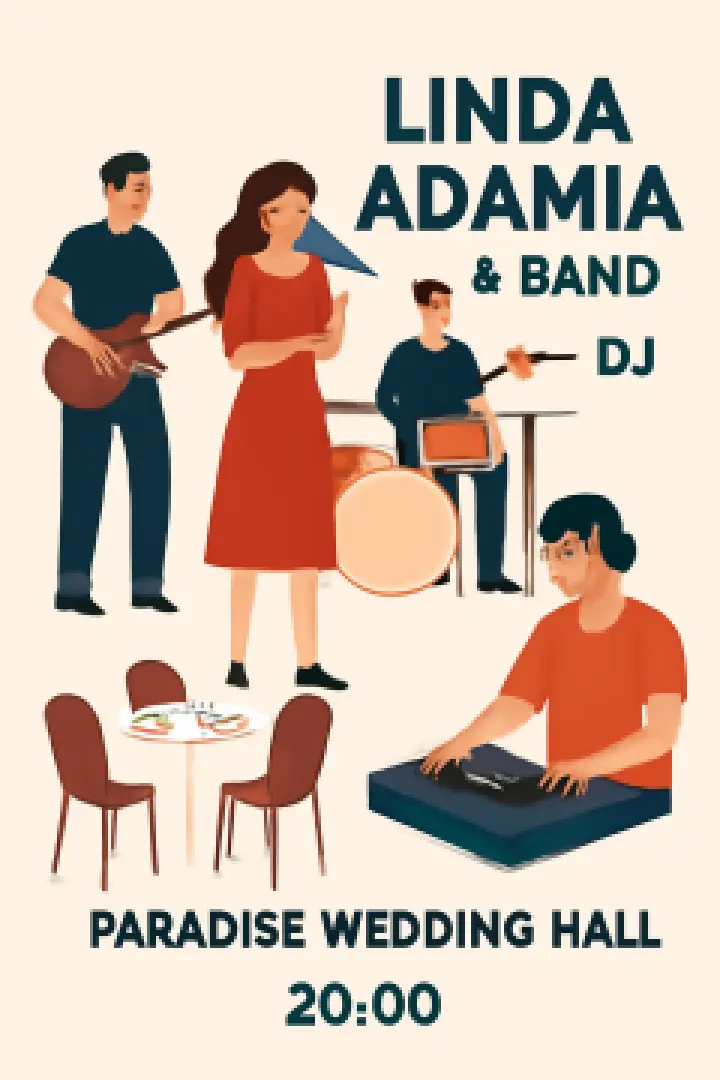 Linda Adamia & 1/4 Band Night