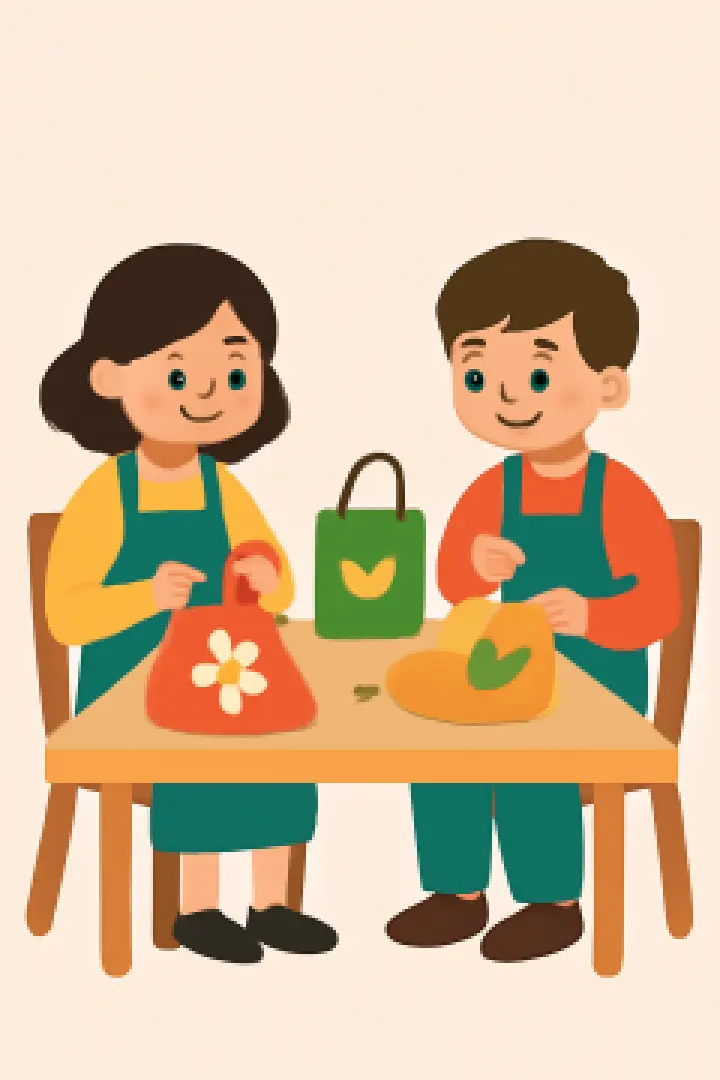 Creative Bag Sewing for Kids