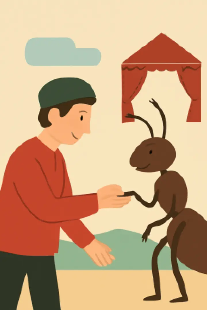 A Flea And An Ant - Borjomi Puppet Theatre