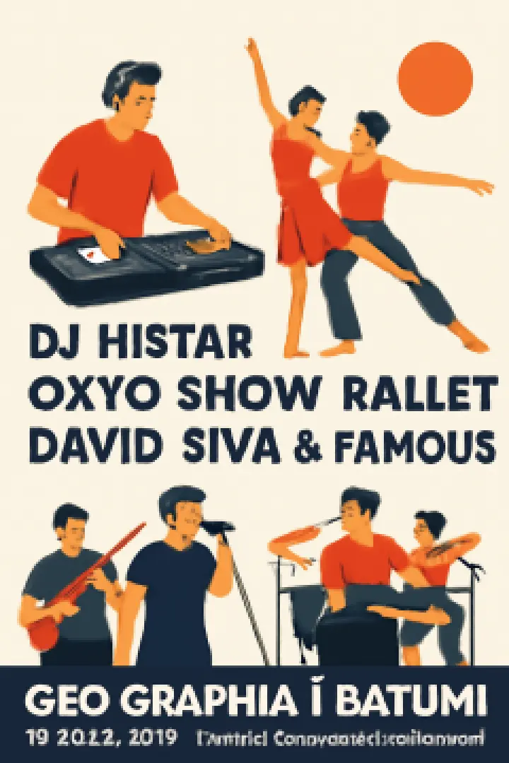 DJ HISTAR with OXYD Show Ballet and David Siva & FAMOUS at GEO.GRAPHIA