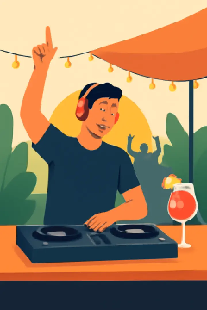 DJ Nino Kvantrishvili at Grills & Melodies House