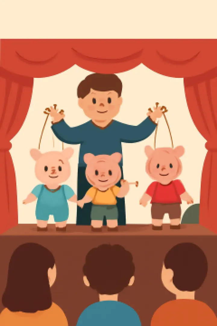 The Three Little Pigs - Akhaltsikhe Puppet Theater