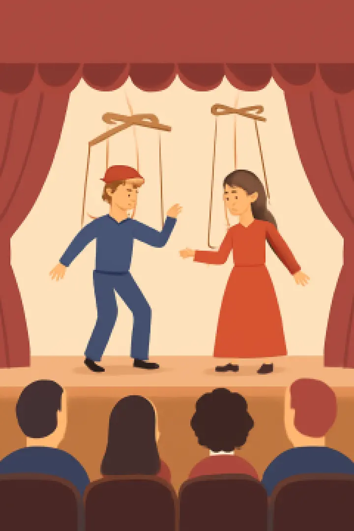 Rwyili and Chianchvela Puppet Show