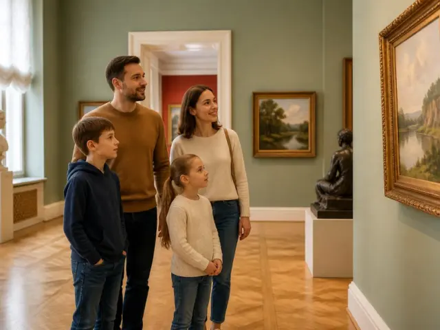 An hour at a museum or gallery with kids - Homyel'