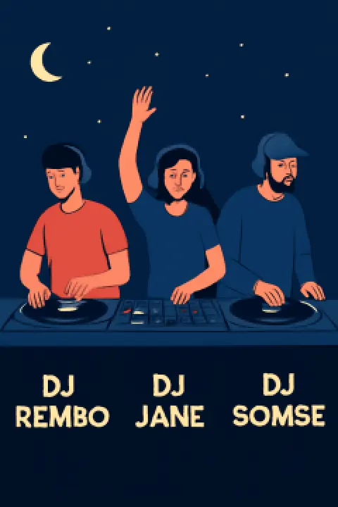 DJ REMBO, DJ JANE & DJ SOMSE at BOTANICO - Tbilisi