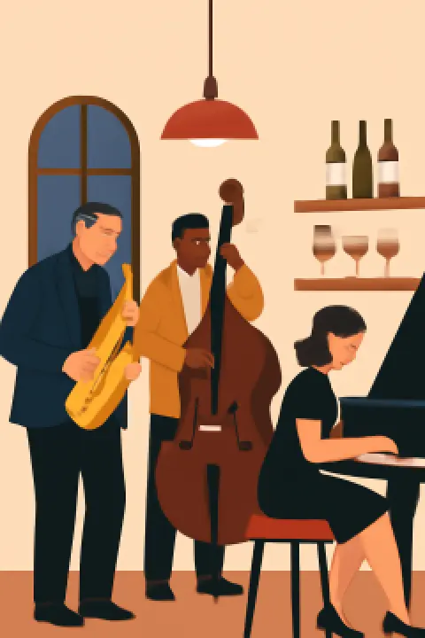 Jazz in Movies Concert at UHab Art Hub & Wine Bar - Tbilisi