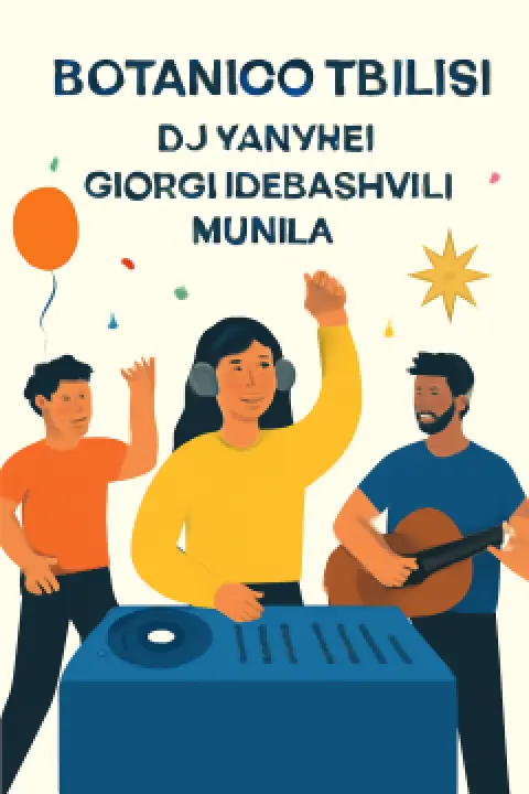 BOTANICO Birthday Party with DJ Kanykei - Tbilisi