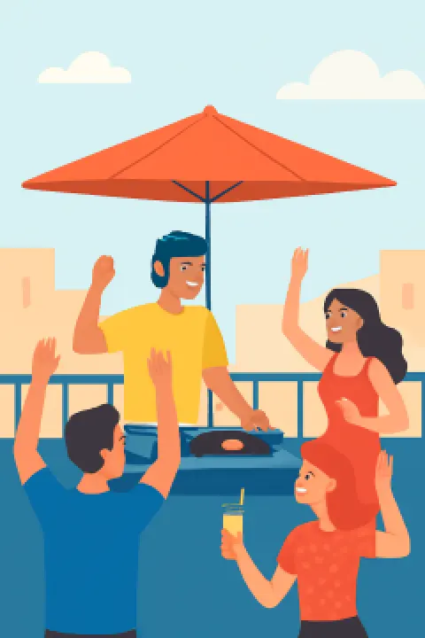 Rooftop DJ Party at Rum Roof Kitchen and Bar - Tbilisi