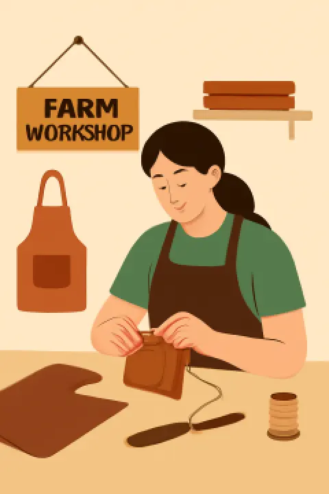 Leather Wallet Making Workshop - Utrecht