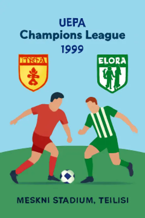 Iberia 1999 vs Flora - UEFA Champions League Match - Tbilisi