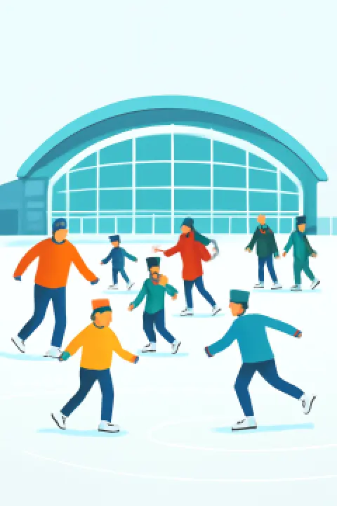 Mass Skating at Chizhovka-Arena - Minsk