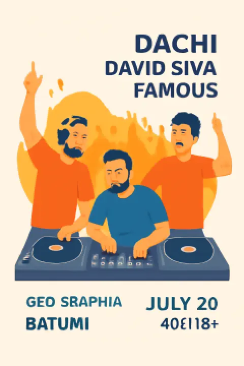 MORCHI, DAVID SIVA & FAMOUS DJ Night at GEO.GRAPHIA - Batumi