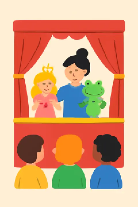 Three Little Pigs - Borjomi Puppet Theatre - Khashuri