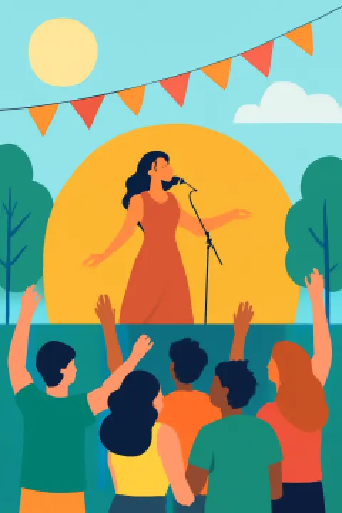 Lela Tsurtsumia Live at Shuaguli Summer Fest - Tbilisi