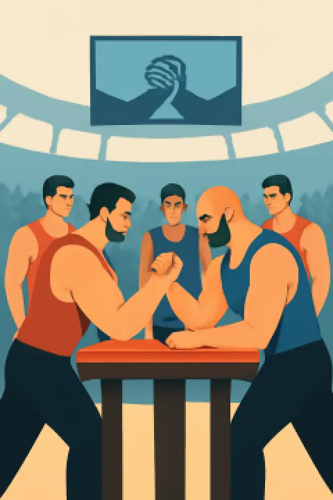 East vs West 25 Arm Wrestling Championship in Batumi - Batumi