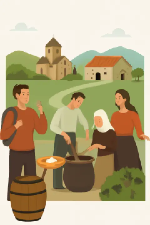 David Nozadze Gastronomic Group Tour in Samtskhe-Javakheti