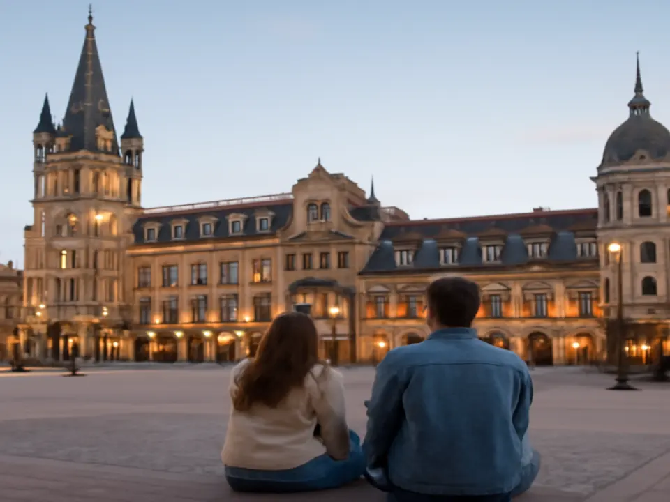 A calm evening at Piazza Square