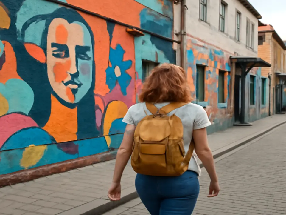 A street art walk in Batumi