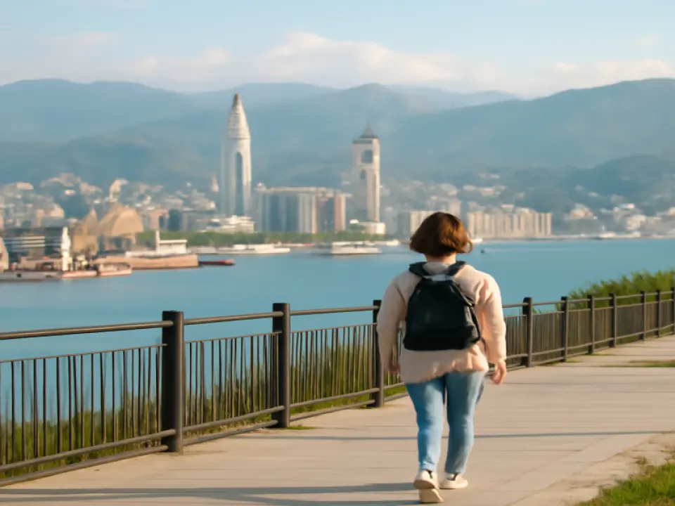A viewpoint walk around the city