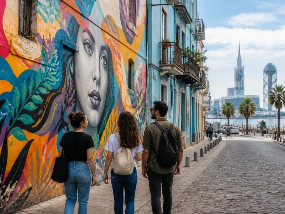 Old Batumi street-art route