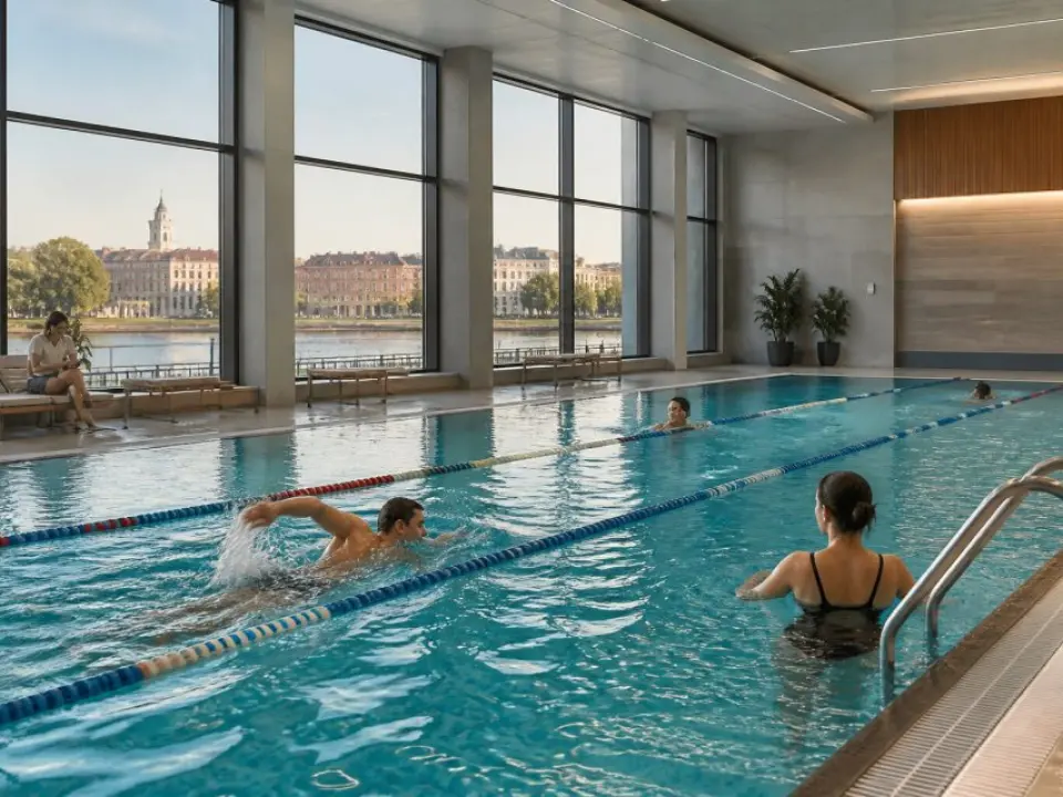 Go swimming at a pool