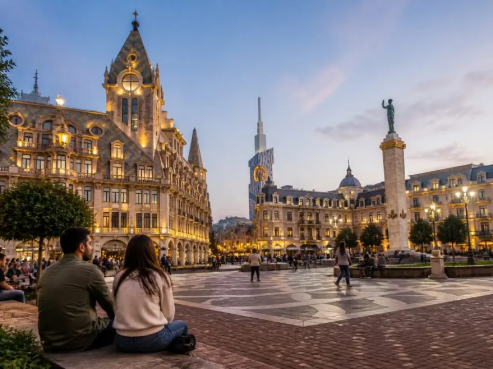 A calm evening at Piazza Square