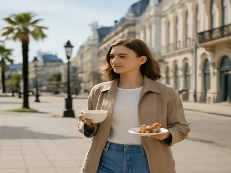 Coffee-and-dessert walk in central Batumi