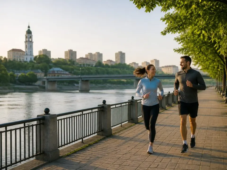 Morning run or brisk route